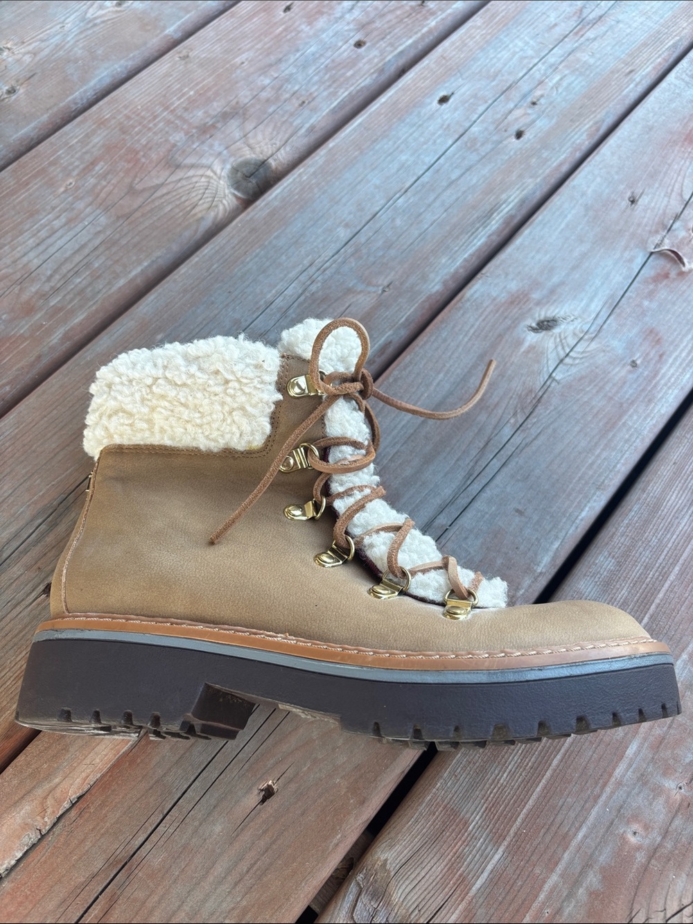 Tommy Hilfiger Ron 2 Faux Fur Hiker Boots - Picture 6 of 12